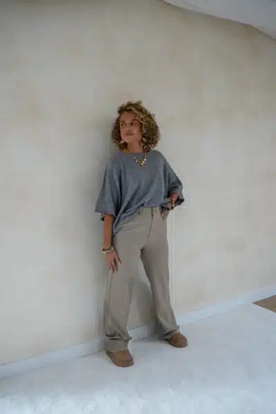Pippa Pantalon Taupe - Afbeelding 2