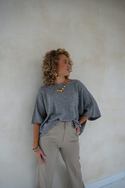 Nele Sweater Grey - Afbeelding 5
