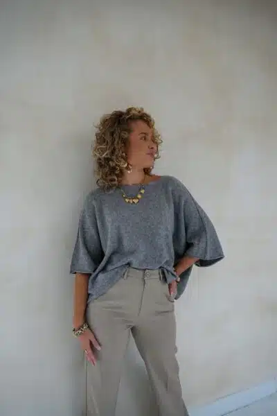 Nele Sweater Grey - Afbeelding 5