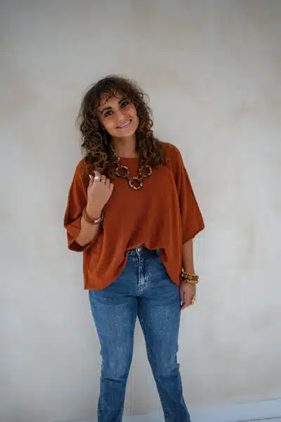 Nele Sweater Rust - Afbeelding 3