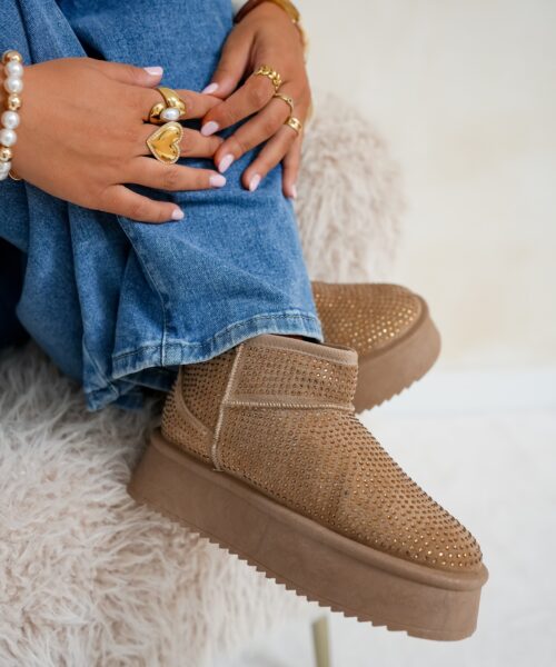Kylie Boots Stones Beige