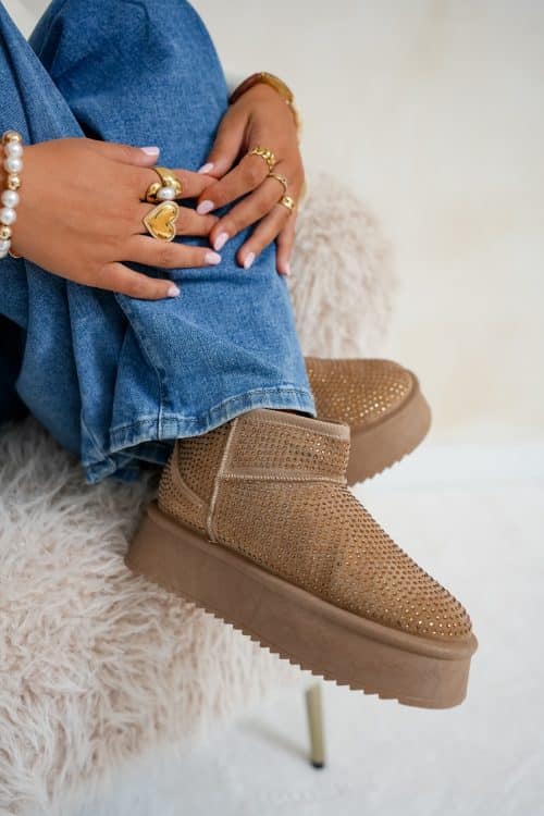 Kylie Boots Stones Beige