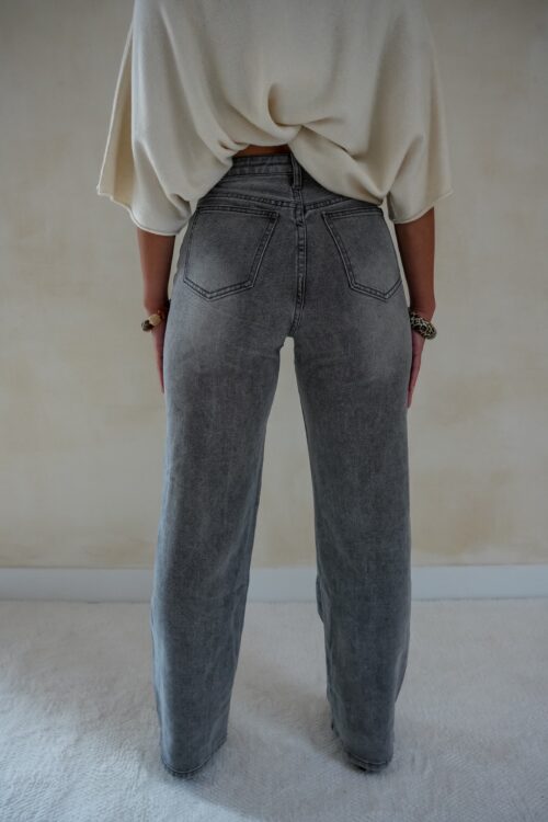 Alternative view of Xam Wide Leg Jeans Grey 5197