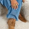 June Boots Fringe Camel
