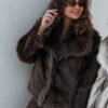 Fur Jacket Brown
