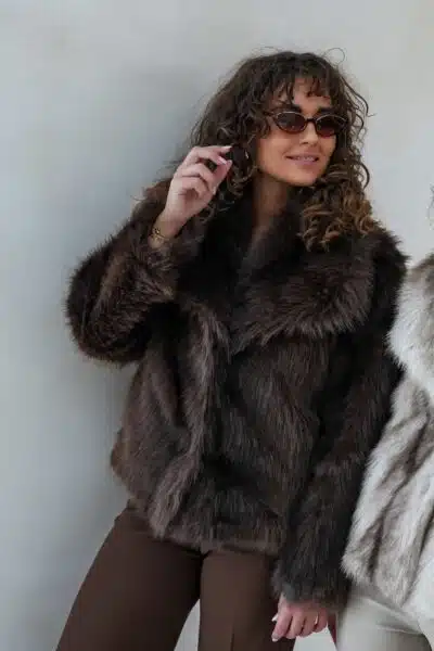 Fur Jacket Brown