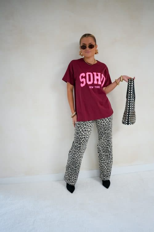 Alternative view of Sam Shirt Soho Bordeaux