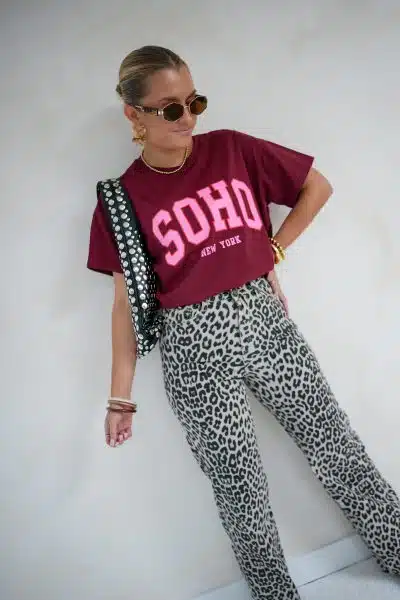 Sam Shirt Soho Bordeaux - Afbeelding 4