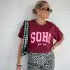 Sam Shirt Soho Bordeaux