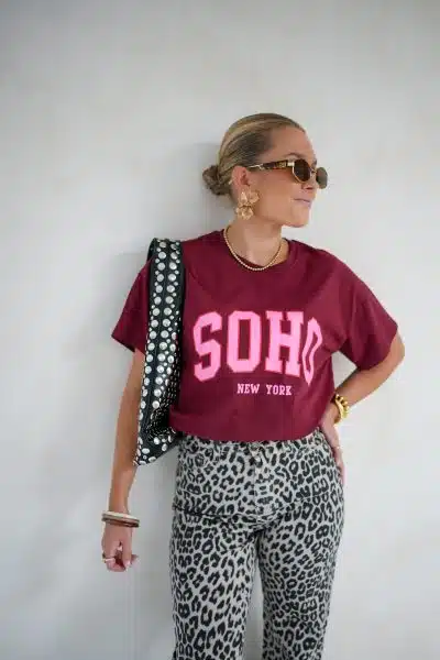 Sam Shirt Soho Bordeaux