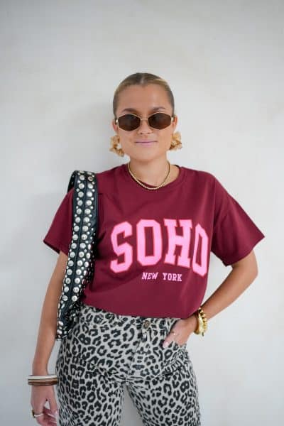 Sam Shirt Soho Bordeaux - Afbeelding 3