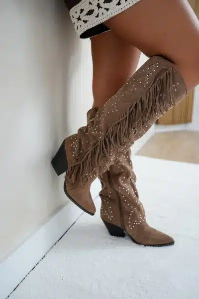 Fringe Boots Camel - Afbeelding 2