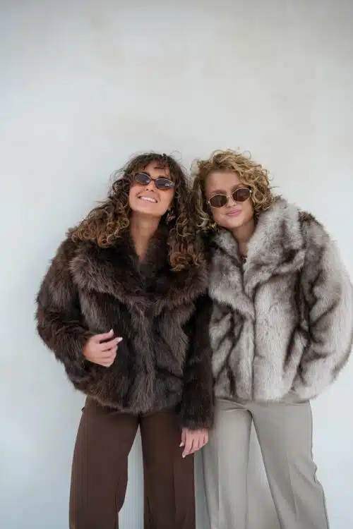 Alternative view of Fur Jacket Greige