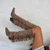 Fringe Boots Camel