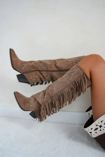 Fringe Boots Camel - Afbeelding 3