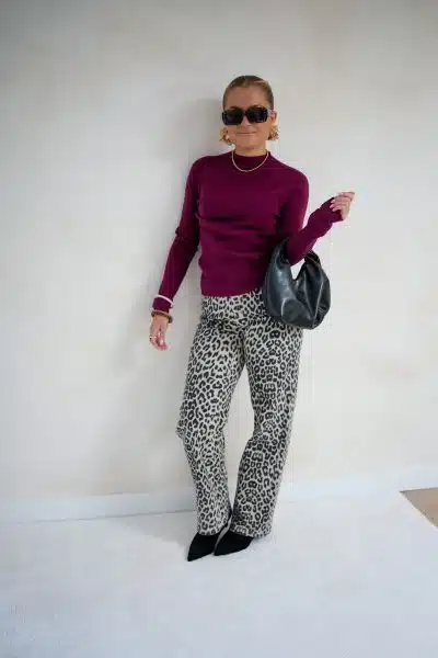Luna Sweater Bordeaux - Afbeelding 4