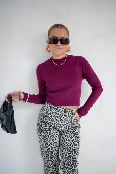 Luna Sweater Bordeaux - Afbeelding 3