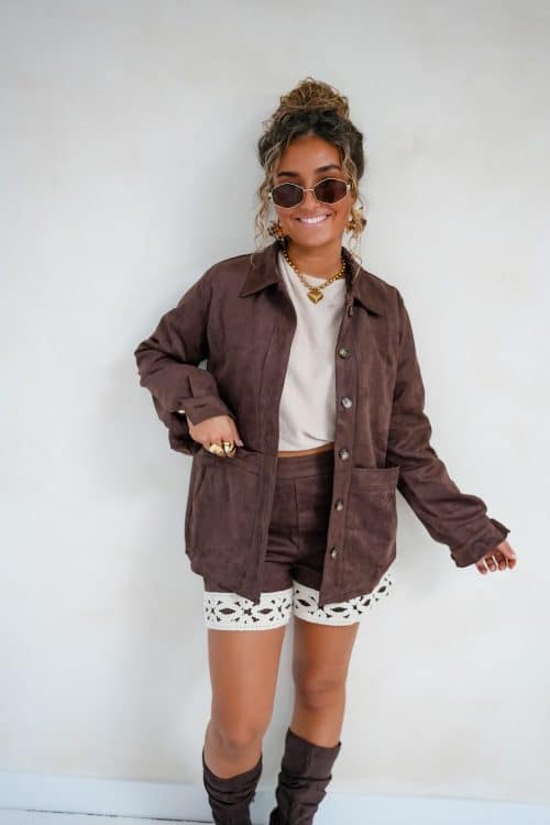 Sienna Suede Jacket Brown