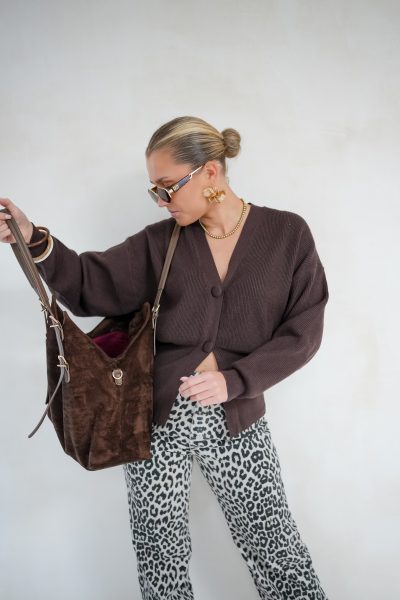 Christel Cardigan Brown