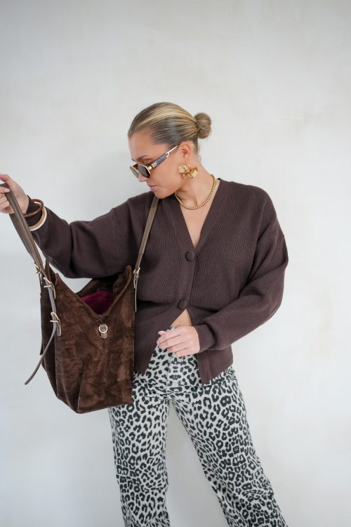 Christel Cardigan Brown