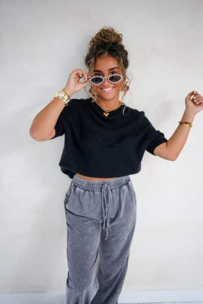 Gaelle Sweater Black - Afbeelding 5