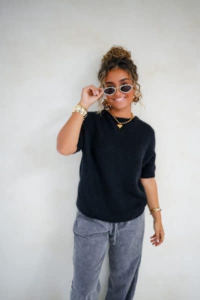 Gaelle Sweater Black - Afbeelding 4