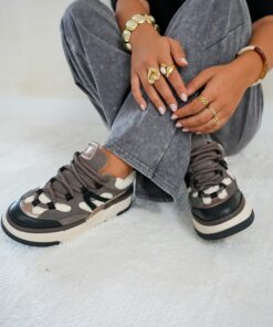 Alternative view of Dwrs Walton Teddy Elefante Black Sneaker