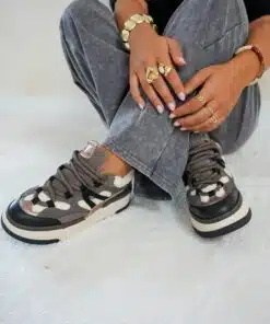 Alternative view of Dwrs Walton Teddy Elefante Black Sneaker