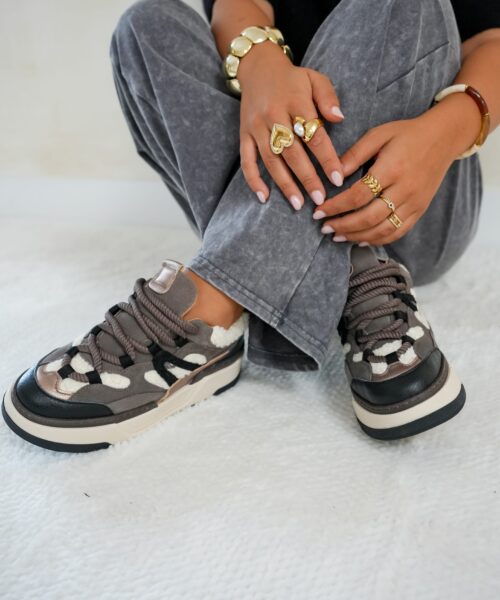 Alternative view of Dwrs Walton Teddy Elefante Black Sneaker