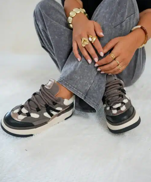 Alternative view of Dwrs Walton Teddy Elefante Black Sneaker