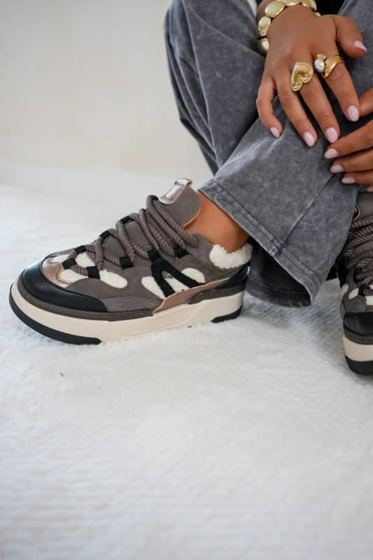 Dwrs Walton Teddy Elefante Black Sneaker