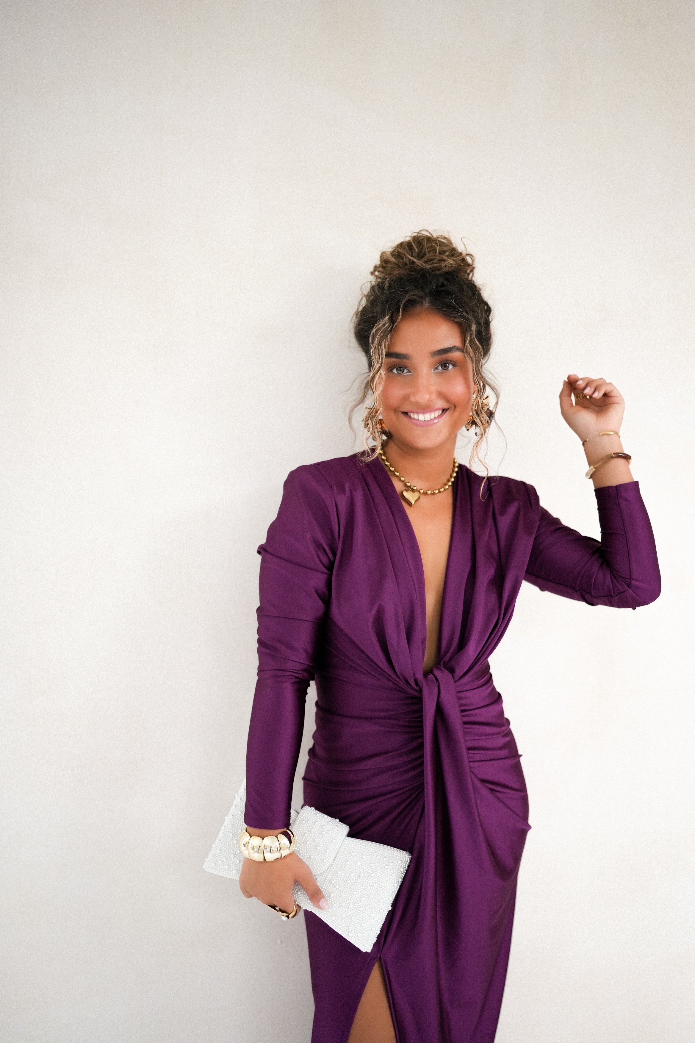 Perfect Long Dress Purple - Afbeelding 7