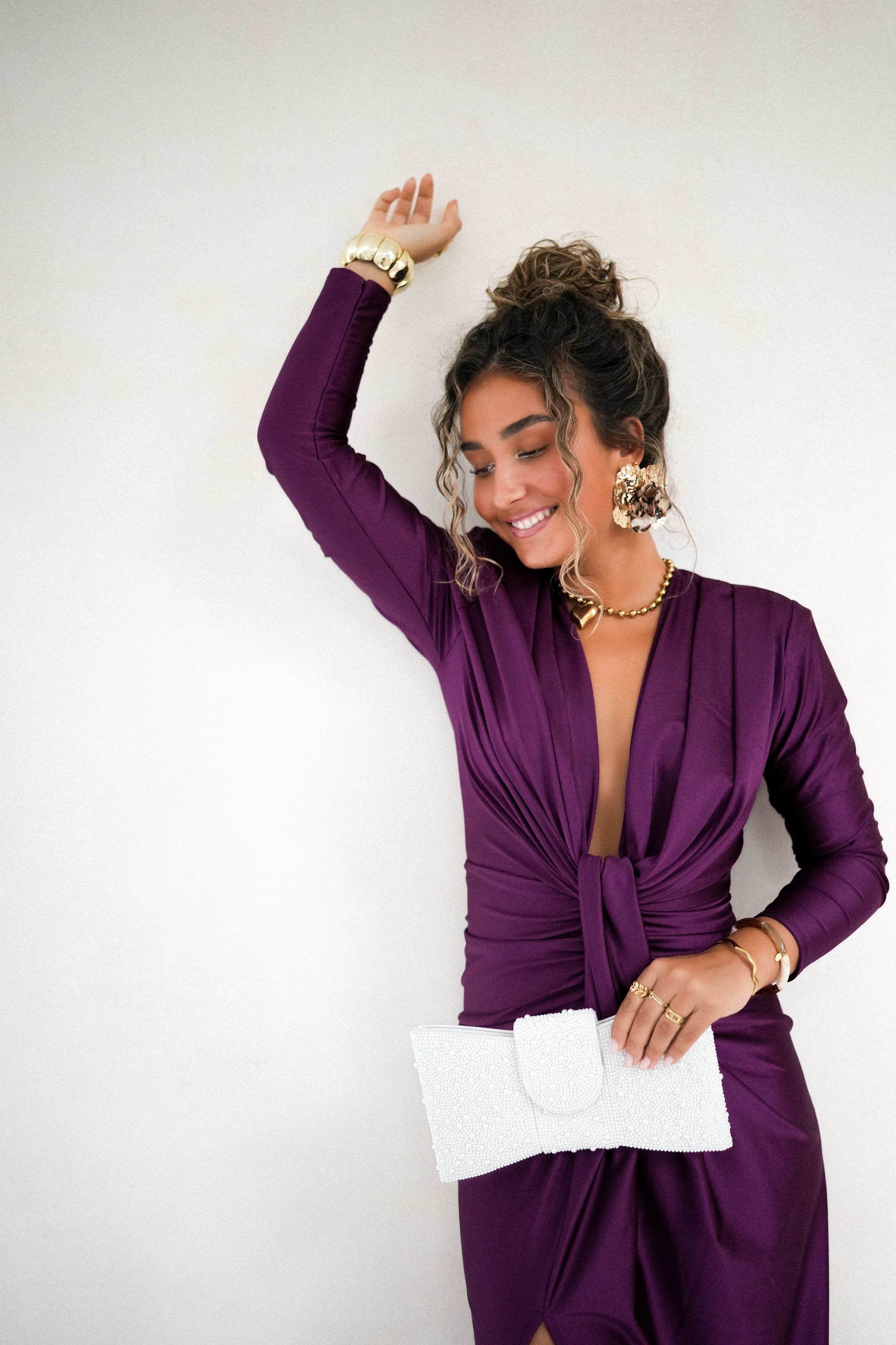 Perfect Long Dress Purple - Afbeelding 2