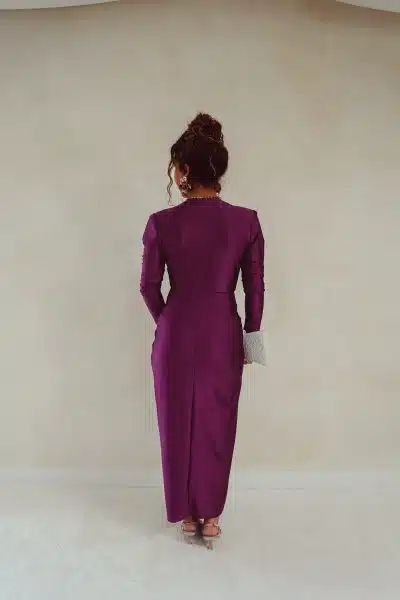 Perfect Long Dress Purple - Afbeelding 4