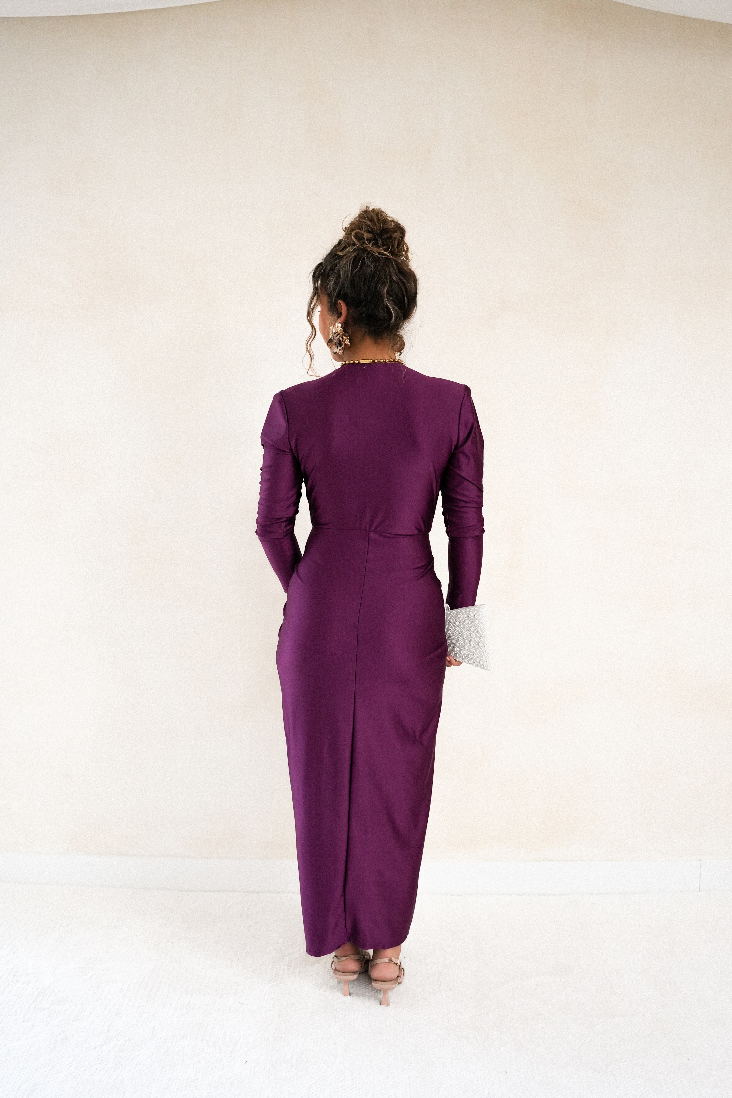 Perfect Long Dress Purple - Afbeelding 5