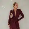 Perfect Long Dress Bordeaux