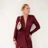 Perfect Long Dress Bordeaux