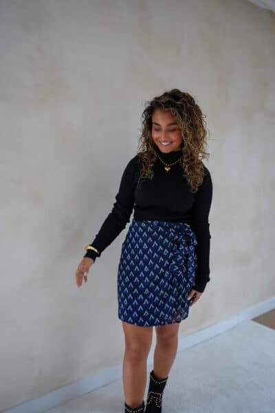 Lofty Manner Sweater Rose Black - Afbeelding 4