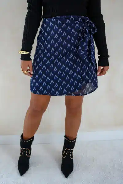 Lofty Manner Skirt Carol Zigzag Print