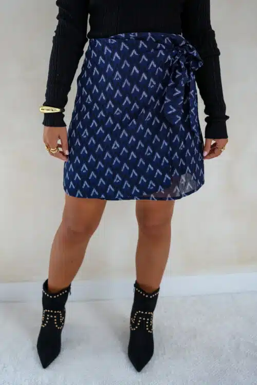 Lofty Manner Skirt Carol Zigzag Print