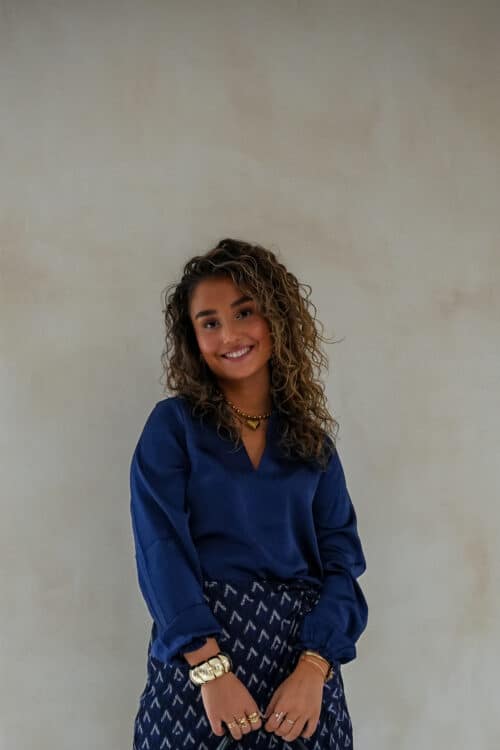 Alternative view of Lofty Manner Blouse Eliza Navy Blue