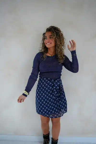 Lofty Manner Skirt Carol Zigzag Print - Afbeelding 3