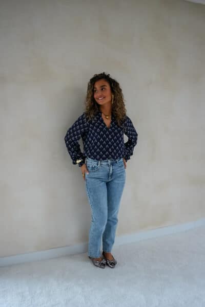 Lofty Manner Blouse Eliza Zigzag Print - Afbeelding 2