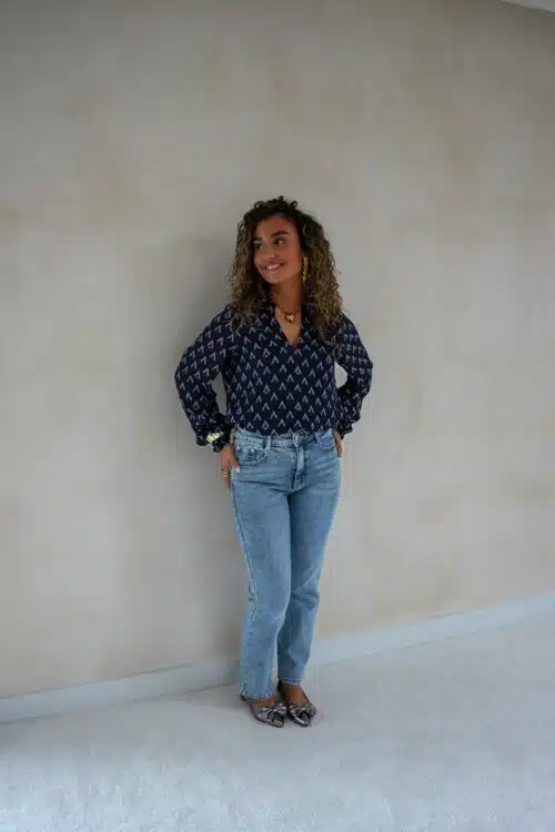 Alternative view of Lofty Manner Blouse Eliza Zigzag Print