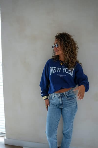 Lofty Manner Sweater Emmy Navy Blue - Afbeelding 6