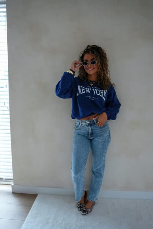 Alternative view of Lofty Manner Sweater Emmy Navy Blue
