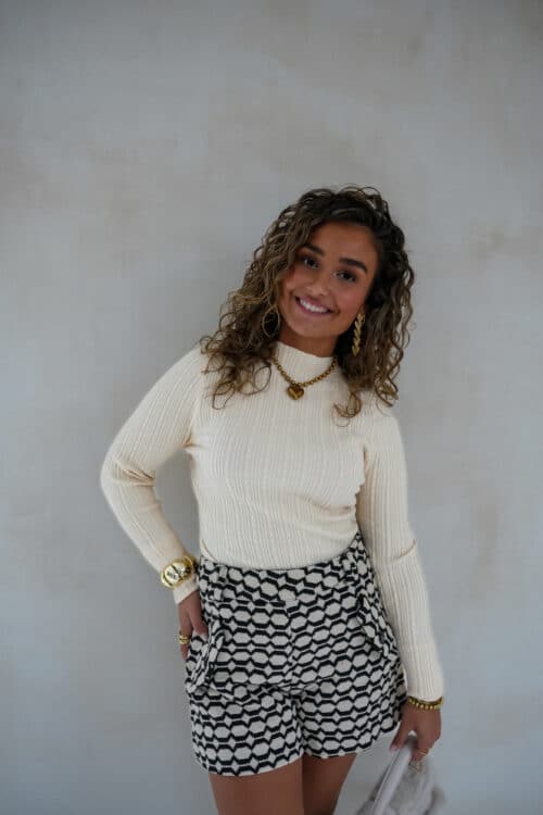 Lofty Manner Sweater Rose White