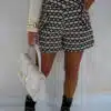 Lofty Manner Short Millie Black White