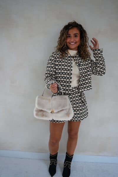 Lofty Manner Jacket Cleo Black White - Afbeelding 6