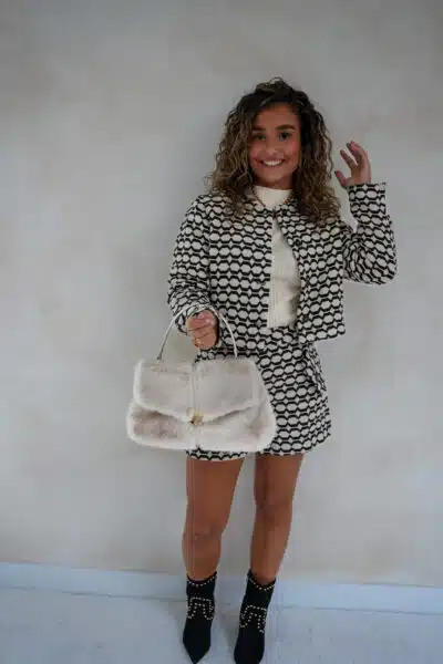 Lofty Manner Jacket Cleo Black White - Afbeelding 6